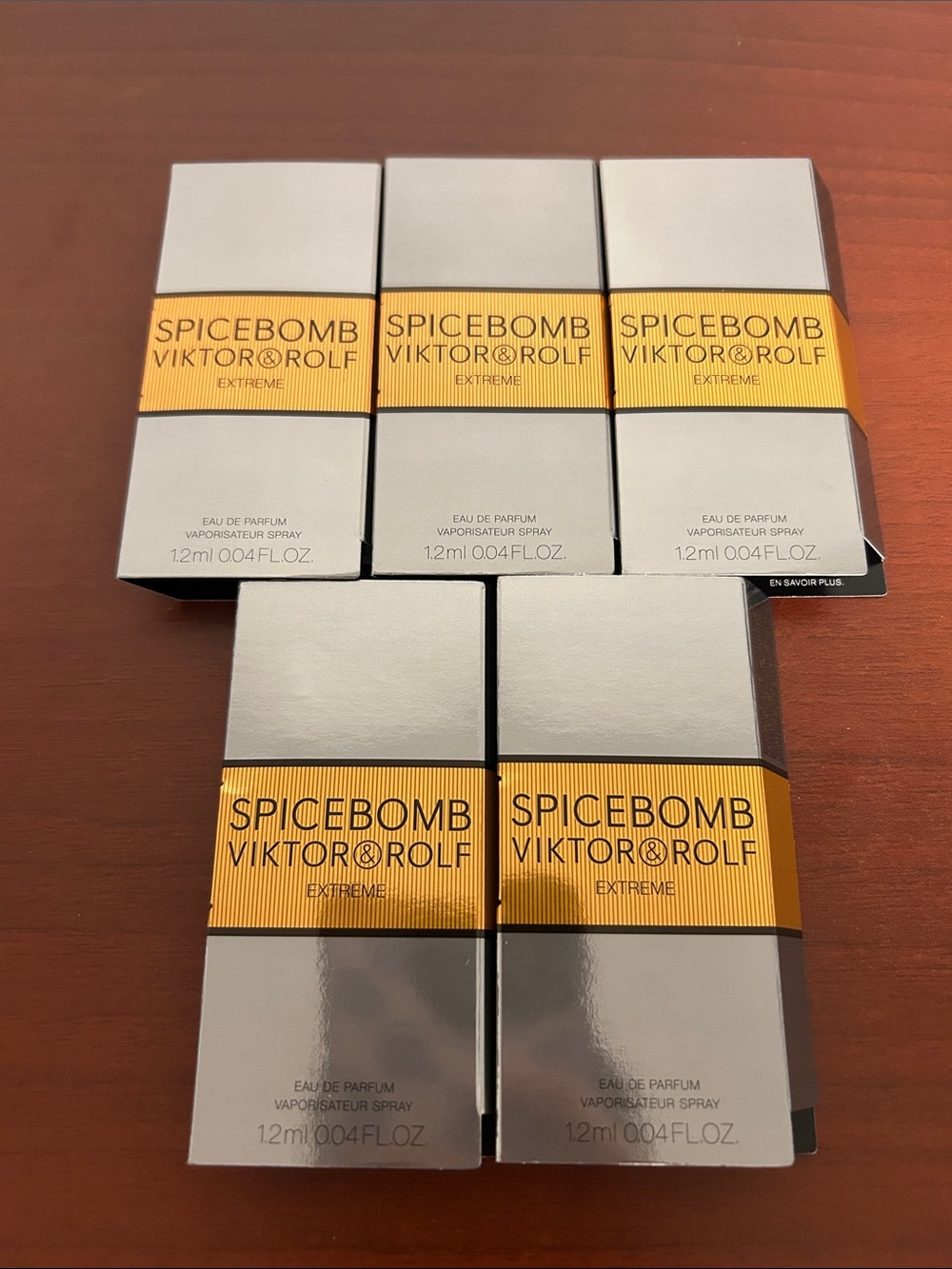 1.2mlx5 pieces Viktor & Rolf spicebomb extreme men’s samples set